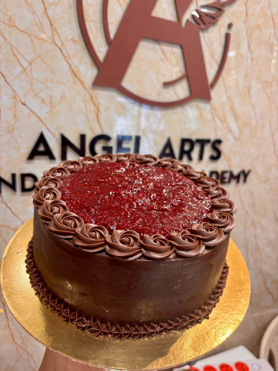 Finished celebration cake